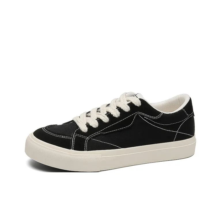 Meiretu Anti Slip Wear Resistant Low Top Skateboard Shoes Men's-0