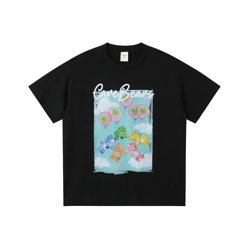 Carebears X HELIPORT T Shirts Unisex Black-0