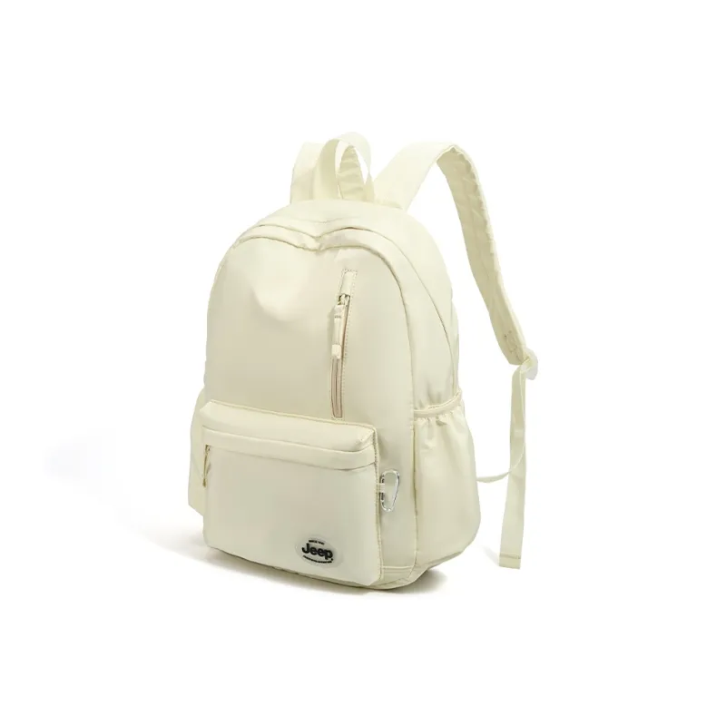 Jeep Nylon Backpack Regular Unisex Light Blue/Black/Cherry Blossom Pink/Cheeses Cheese Color-15
