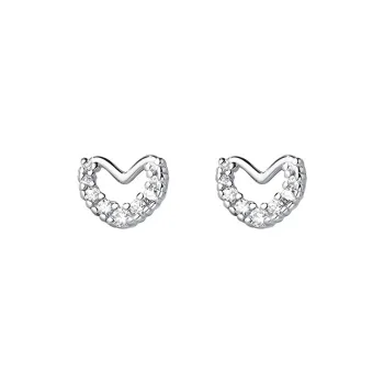 CENTURY&KINDLE 999 Fine Silver Stud Earrings Women's