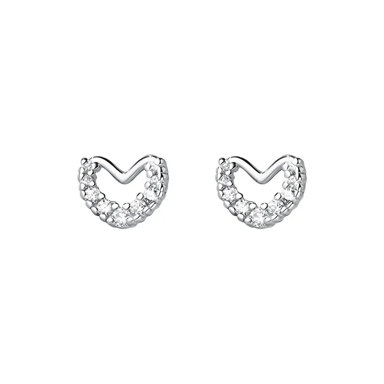 CENTURY&KINDLE 999 Fine Silver Stud Earrings Women's-0