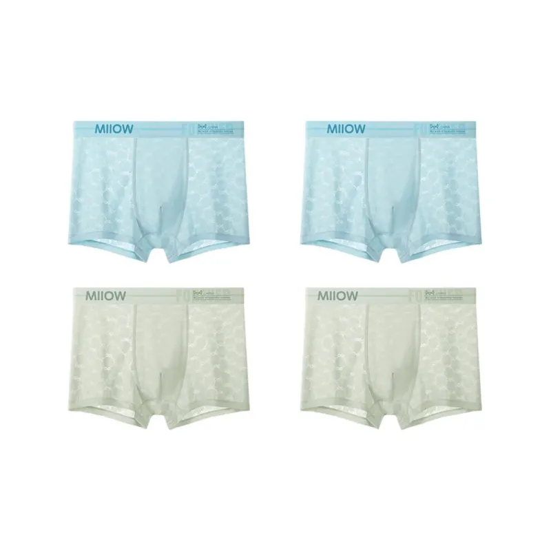 MIIOW Trendy Party Collection Cooling Summer Collection Underpants Men's Combo Set-21