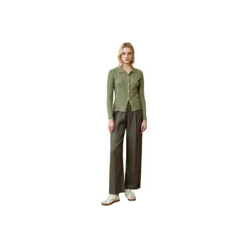 INSUN Shirts Women's Moss Green