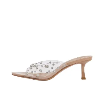 URBAN REVIVO Quick Dry Slide Slippers Women's Khaki