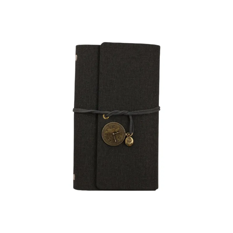 XIAOKOUTU A6 Loose Leaf Lace Up Creative Vintage Planners-11