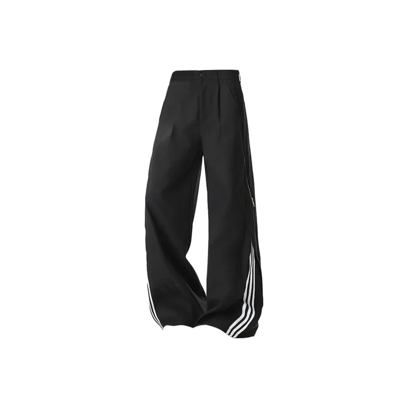 T IRA Casual Pants Unisex Black[Summer Sun Protection Quick Dry Thin]A Shaped Micro Taper-0