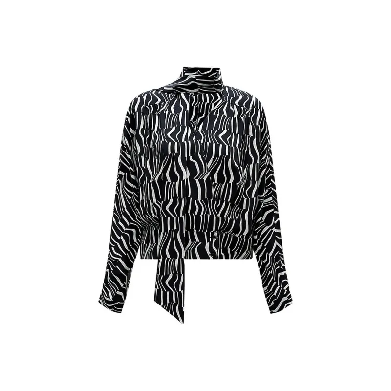 INSUN Shirts Women's Black-0