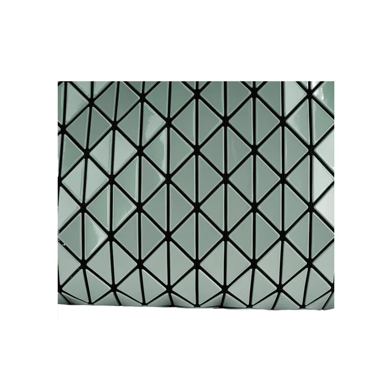 ISSEY MIYAKE Row Metallic Polyvinyl Chloride Resin Shoulder Bag Regular Women's Gray Green-5