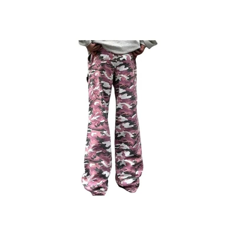 Samtony Cargo Pants Unisex Pink-1