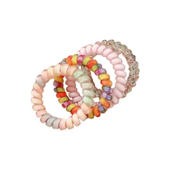 Pink Empress Acrylic Hair Tie Women's