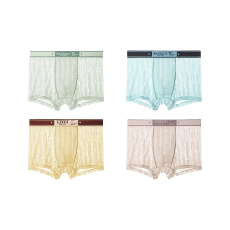MIIOW Trendy Party Collection Cooling Summer Collection Underpants Men's Combo Set-18