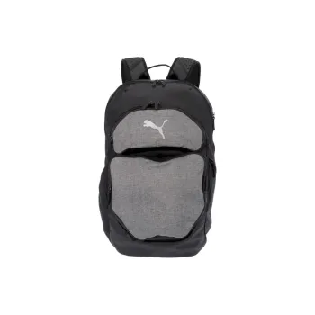 PUMA Polyester Backpack Regular Unisex Black & Medium Gray