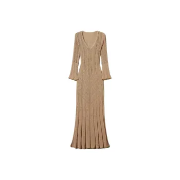Twinset Lurex Maxi Dress