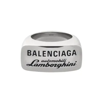 Balenciaga Brass Rings Women's Silver