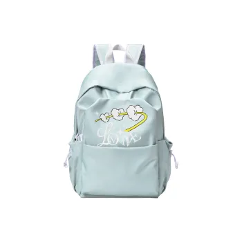 DRACONITE Polyester Backpack Regular Unisex Gray Blue