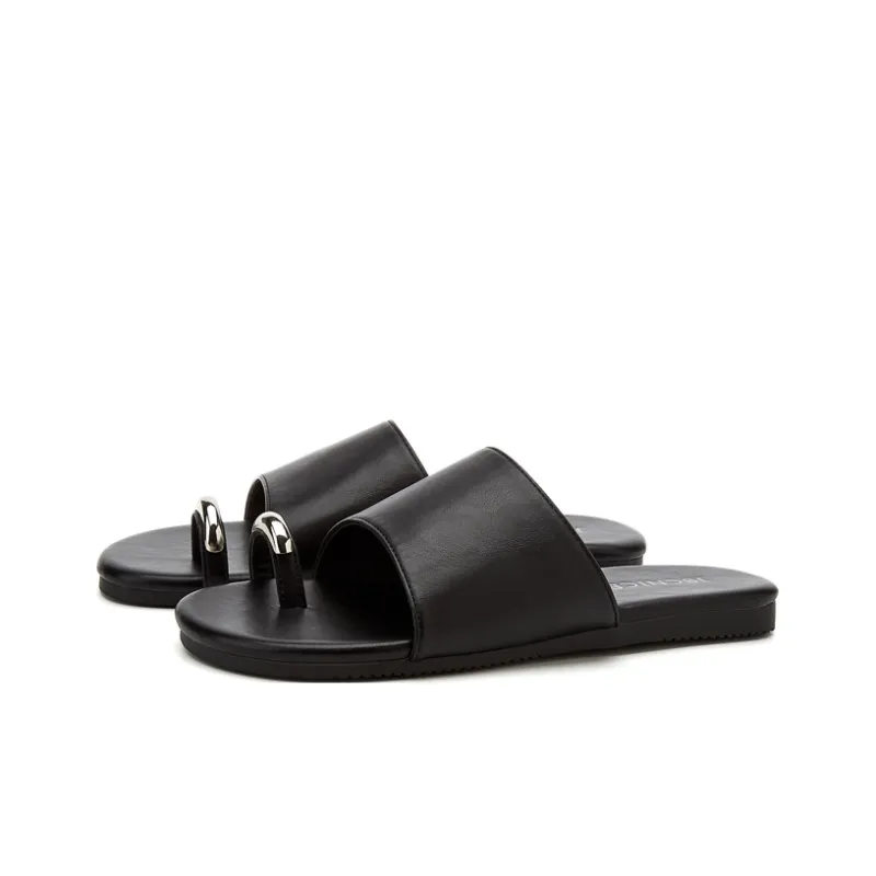 Jin Baichuan PVC Polyvinyl Chloride Abrasion Resistant Slide Slippers Women's-2