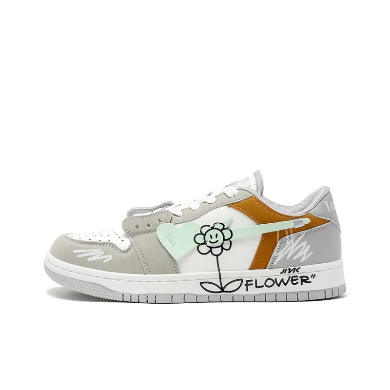Kinglake Anti Slip Wear Resistant Low Top Skateboard Shoes Unisex-2