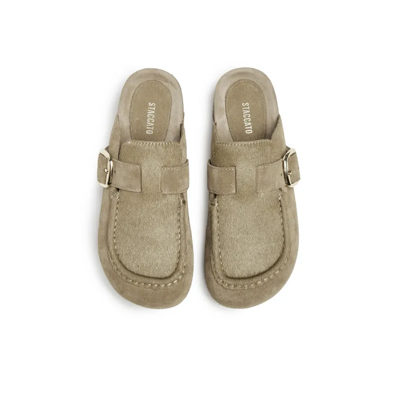 Staccato Rubber Sole Slip Resistant Closed Toe Slippers Women's-8