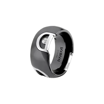 Damiani 18K White Gold Rings Women's Black