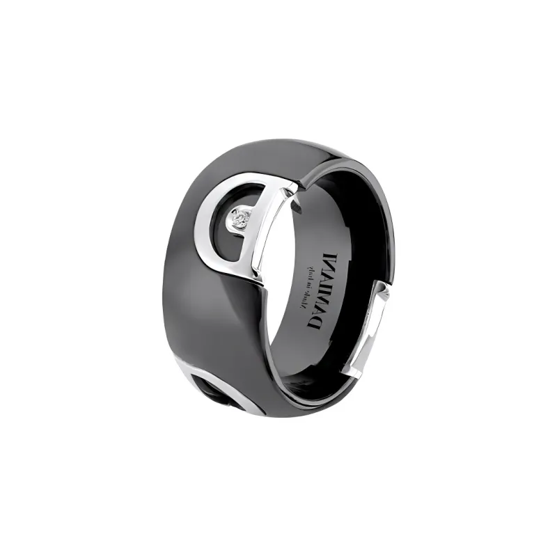 Damiani 18K White Gold Rings Women's Black-0