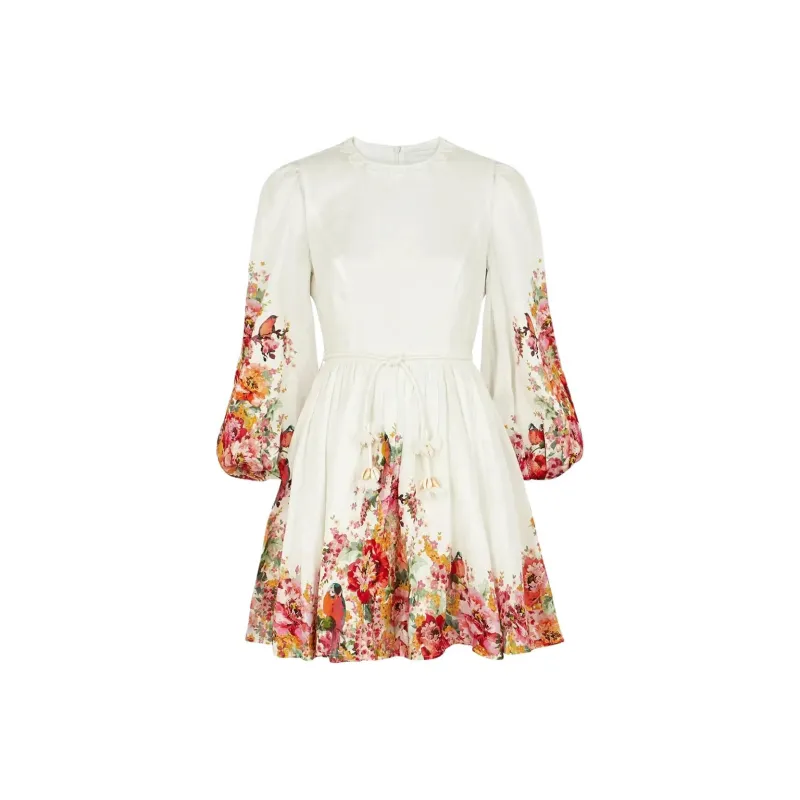 Zimmermann Long Sleeved Dresses Women's White-0