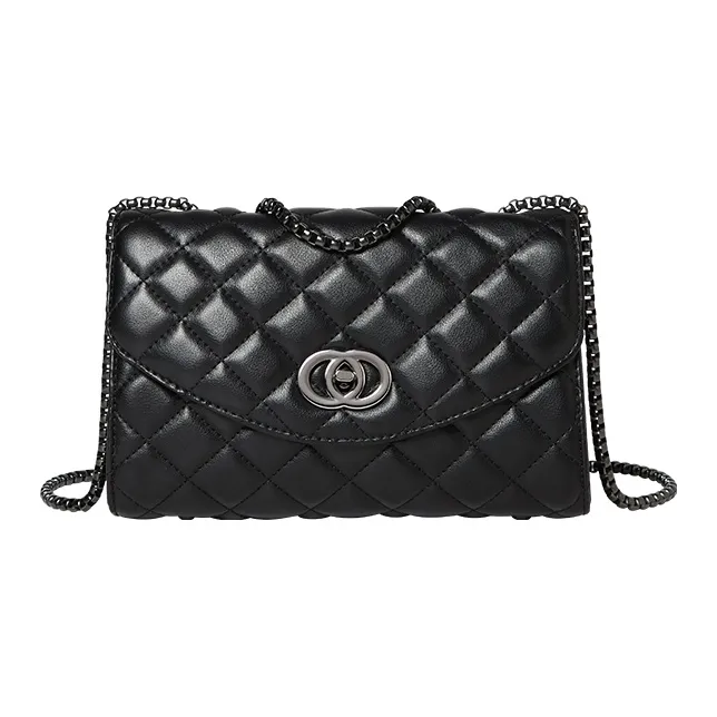 Narandu Cow Leather Shoulder Bag, Crossbody Bag Small Size Women's Black/White-0