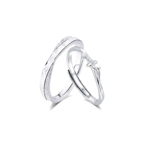 KUMET Sterling Silver Rings Unisex