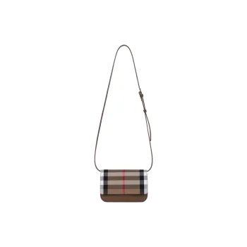 Burberry Leather Shoulder Bag Crossbody Bag Small Size Women's Brown