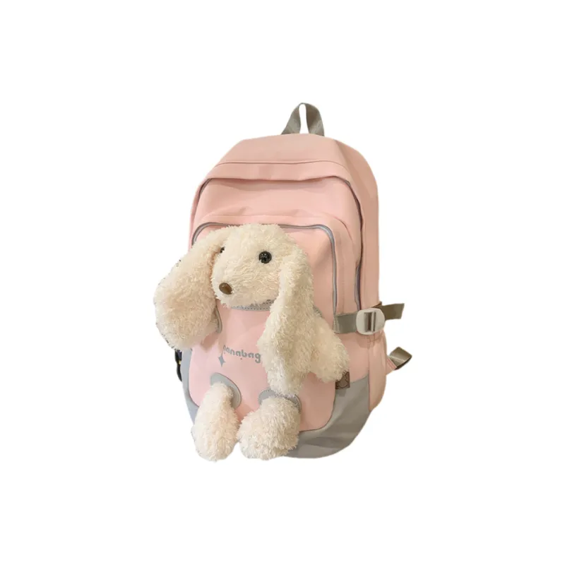 Vack Nylon Backpack Unisex Multicolor-19