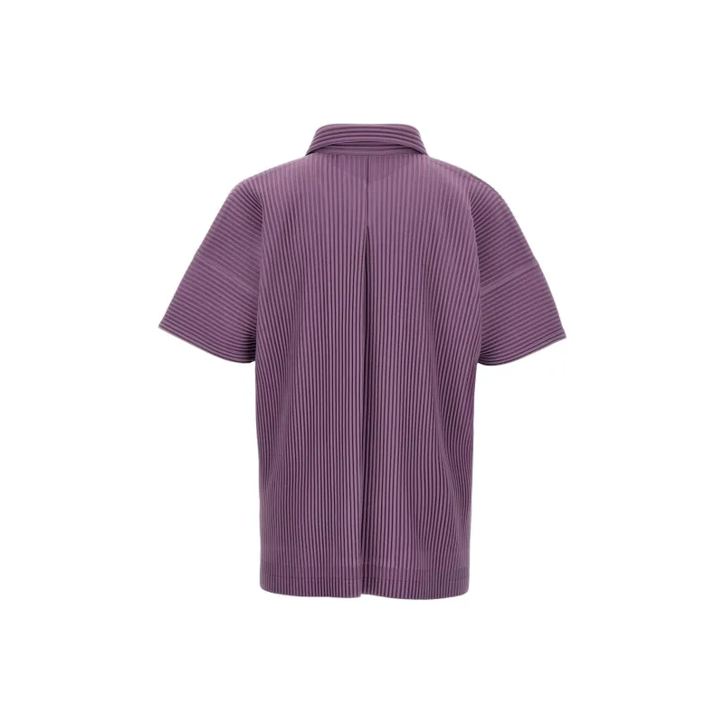 Homme Plissé Issey Miyake Shirt Men's Purple-1