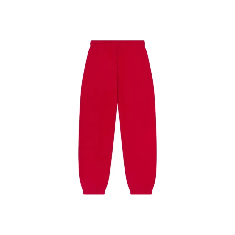 Denim Tears Knitted Sweatpants Unisex Red-1
