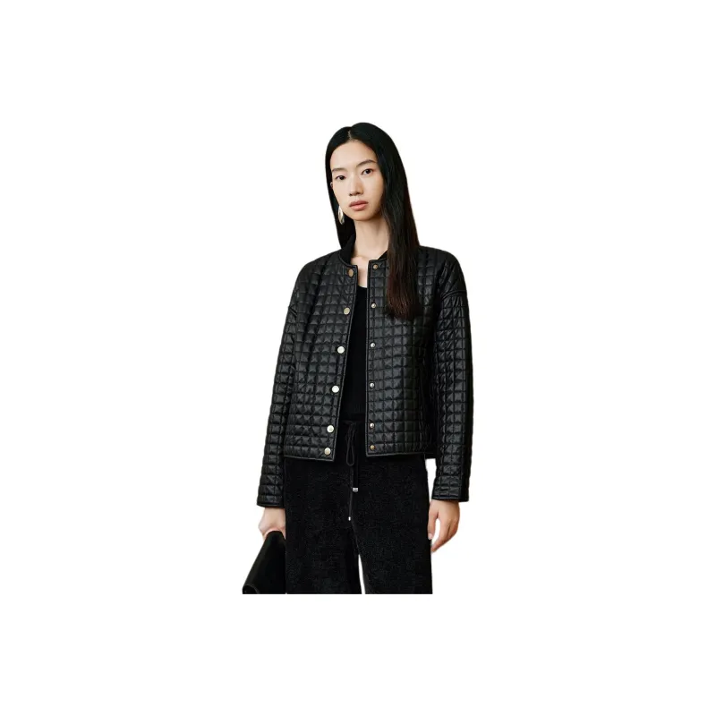 INSUN Leather Jackets Women's Black-0