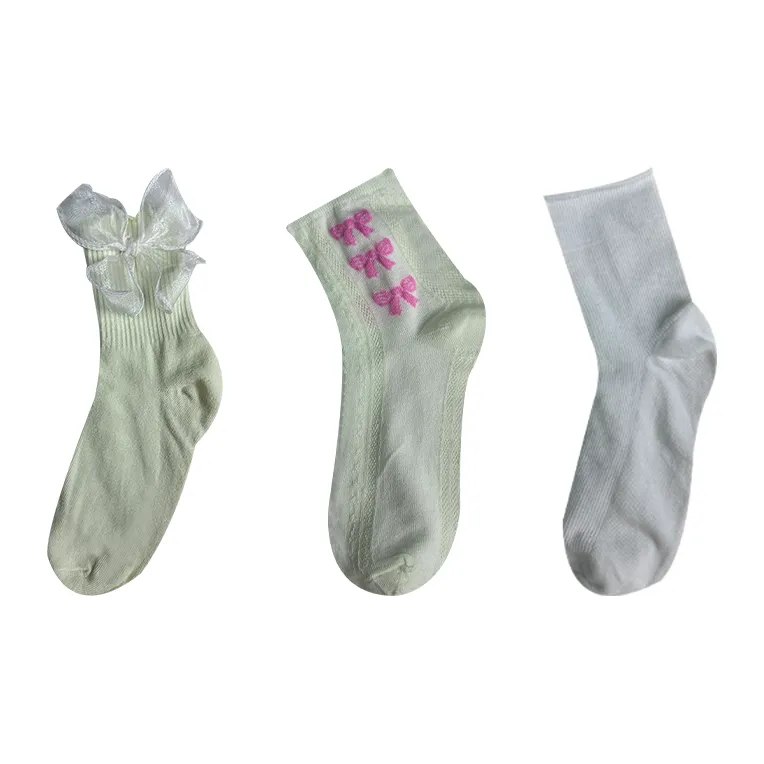 Mulong Family Mid Calf Socks Women's Combo Set-2