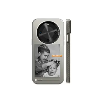 YAOCAI Acrylic Material Haircut Boy H Phone Cases Compatibility With MVMOM 30/20 Trendy And Cool