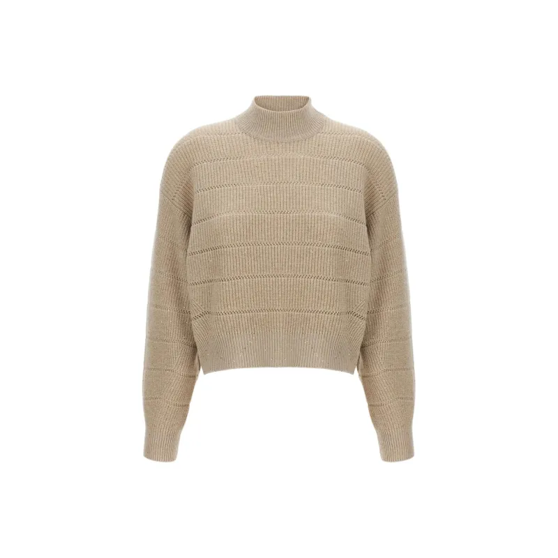 Brunello Cucinelli Sweater Women's Beige-0