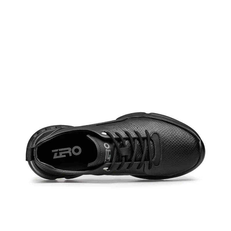 ZRO Shock Absorbers With Abrasion Resistant And Slip Resistant Properties Low Top Casual Shoes Men's Black-5