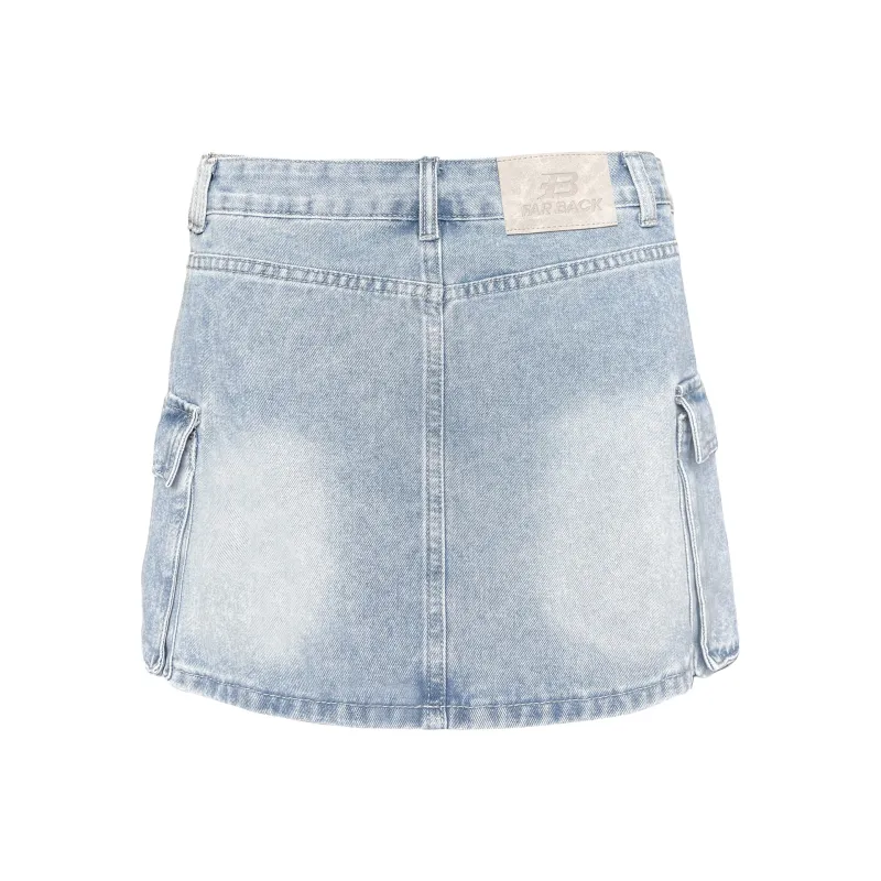 FAR BACK Denim Short Skirts Women's-1