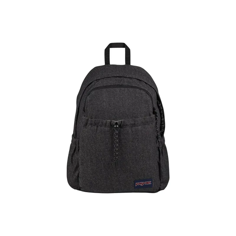 JanSport Recycled Polyester Backpack Men's Black Gray-0