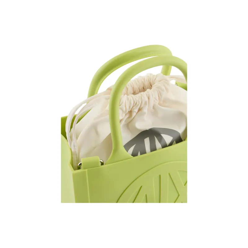 ARMANI EXCHANGEAE PVC Tote Bag, Shopping Bag, Shoulder Bag, Handbag Regular Women's Light Green-3