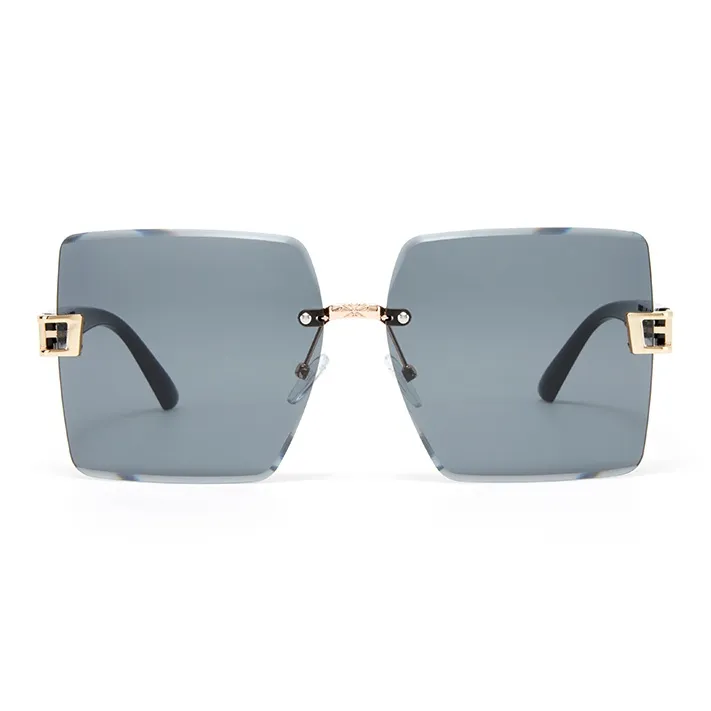 CinvaiKrose TR/Memory Plastic Metal Square Sunglasses Unisex-4
