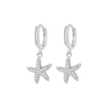 MISS XIA JWY Silver Plated Copper Earrings Women's