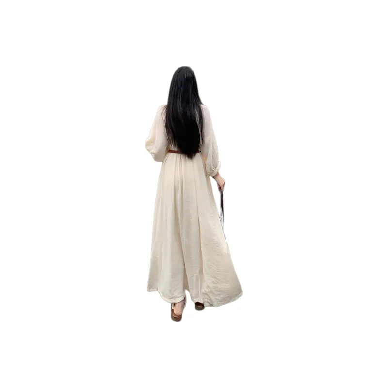 Mu Xiao Xin Long Sleeved Dress Women's-2