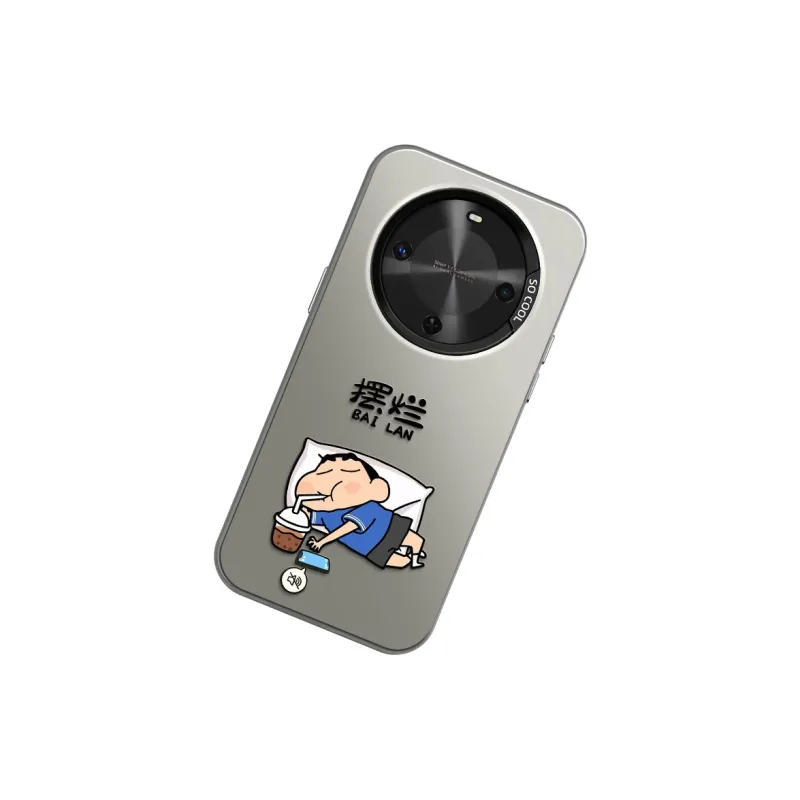 YAOCAI Acrylic Material Shin Chan Slacking Off H1 Phone Cases Compatibility With MVMOM 30/20 Trendy And Cool-1