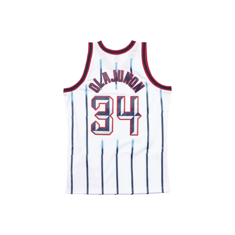 Mitchell & Ness Houston Rockets 1996 97 Hakeem Olajuwon Swingman Jersey-1