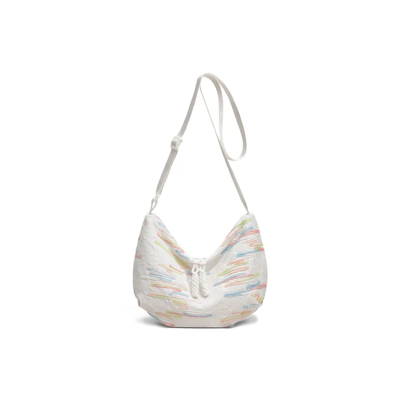 COMELY Fabric Shoulder Bag, Crossbody Bag Regular Women's Ecru-3