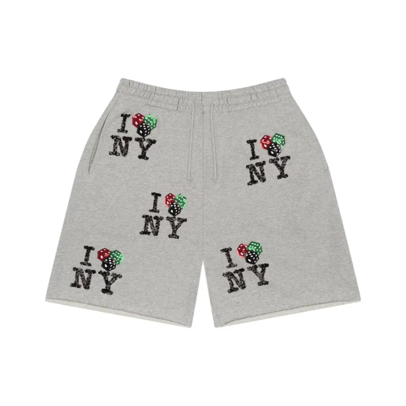 Denim Tears Casual Shorts Unisex Gray-0