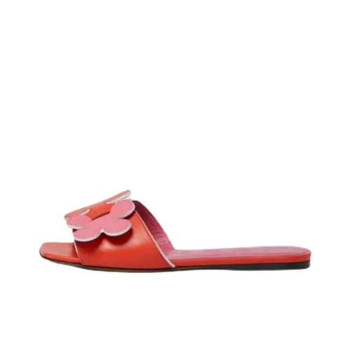 MARNI Slip Resistant Slide Slippers Women's Orange