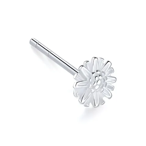999 Fine Silver Material Fashion Stud Earrings Unisex-6