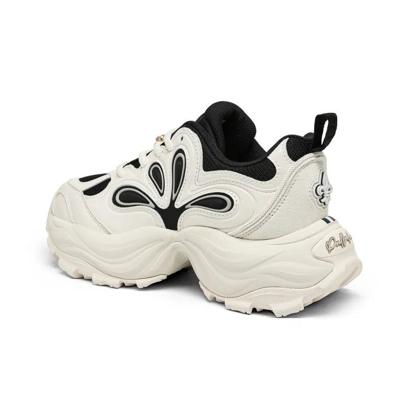 Palladium Low Top Chunky Sneakers Unisex Black White-5