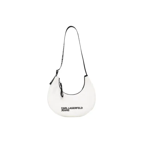 KARL LAGERFELD Polyamide Shoulder Bag Women's White
